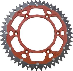 MOOSE RACING Pinion dublu roșu, 2, nordicamoto.ro