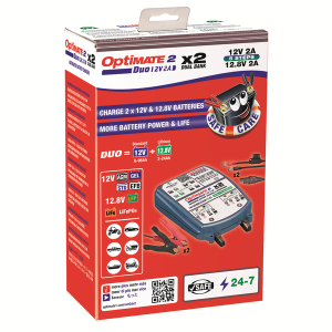 Optimate 2 Duo X 2 Bank Blue, 5, nordicamoto.ro