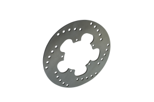 Brake Rotor Fixed D-series Round Scooter Silver, Stainless Steel, 1, nordicamoto.ro