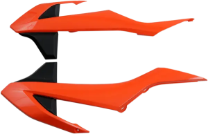 Replacement Radiator Shrouds Black, Orange