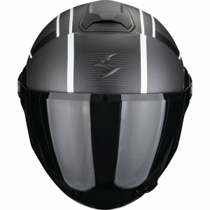 Casca open face/jet SCORPION EXO CITY II COSMOS M Rosu/Argintiu, 4, nordicamoto.ro