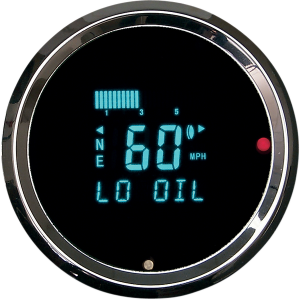 3000 Series Digital Speedometer/tachometer Black