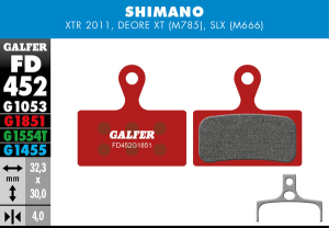 G1851 Advanced Brake Pads, 1, nordicamoto.ro