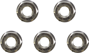 Titanium Sprocket Nuts Silver, 3, nordicamoto.ro