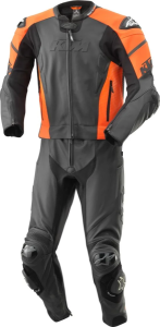 Costum de piele KTM Radius Portocaliu/Negru