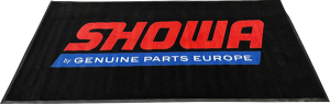 Workshop Carpet Black, Blue, Red