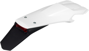 Enduro Rear Fender Black, White