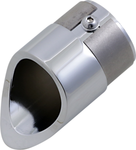 Family Jewel Exhaust Tip Chrome, 1, nordicamoto.ro