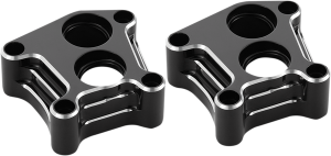10 Gauge Lifter Block Covers Black, Silver, 1, nordicamoto.ro