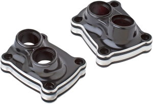 10 Gauge Lifter Block Covers Black, Silver, 2, nordicamoto.ro