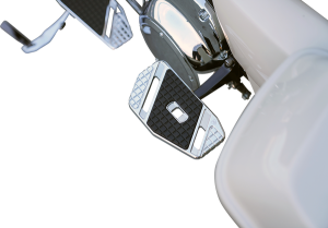 Speedliner Passenger Floorboards Silver, 2, nordicamoto.ro