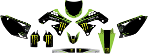 Complete Graphics Kit Black, Green 