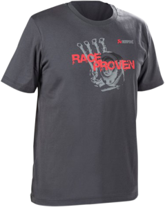 Race Proven T-shirt Black, Charcoal, Gray, Red
