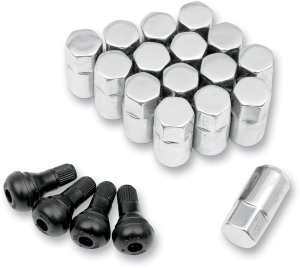 Atv-utv Wheel Lugnut Silver 