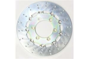 Floating Brake Rotor Silver, Stainless Steel