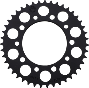 MOOSE RACING Pinion spate din aluminiu, negru 