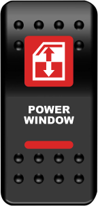 Rocker Switch Black 