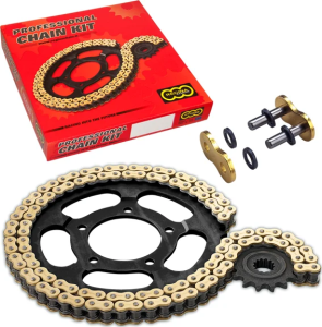 Set lanț și pinion 530 Zrt, auriu, 1, nordicamoto.ro
