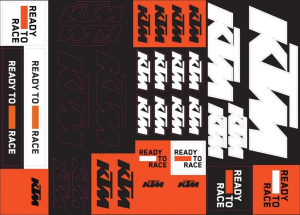 Kit stickere KTM Corporate