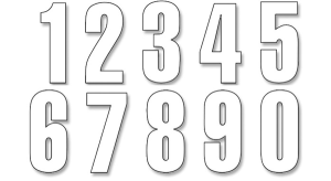 Number Kit White