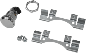 Push-button Fuel Door Latch Chrome