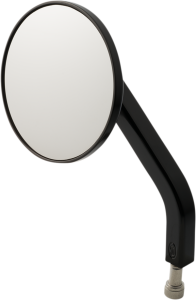 No. 7 Oe 3-1/4(r) Round Mirror Black, Anodized, 1, nordicamoto.ro