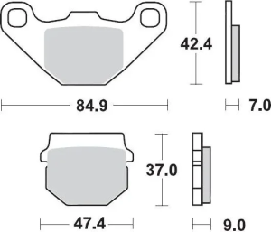 Racing Brake Pads Offroad