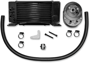 Oil Cooler Kit Black, 2, nordicamoto.ro