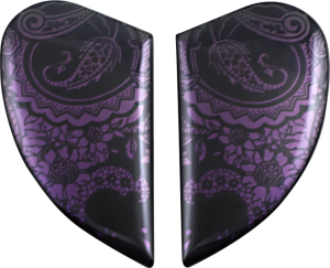 Placi laterale casca Airform™ Black/Gray/Purple