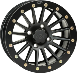 Wheel Severe Duty Beadlock 15x7 Bolt Pattern 4-115 Offset 5+2 Black, Silver  15 x 7, 2, nordicamoto.ro