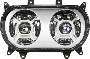 Double-x Led Headlight Chrome