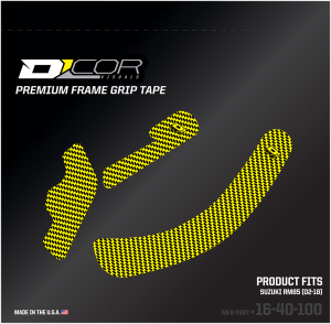 Frame Grip Tape Yellow, 1, nordicamoto.ro
