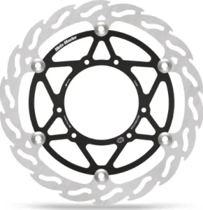 Flame Series Floating Rotor Black, Silver 