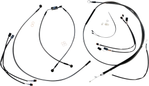 Black Pearl Designer Handlebar Installation Kit Black