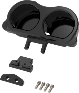 Dual Gauge Mount For Performance Risers Black, 4, nordicamoto.ro