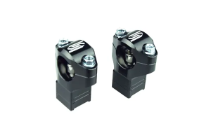 Bar Mounts For Oem Triple Clamps Black 