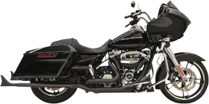 Fishtail Slip-on Mufflers Black, 1, nordicamoto.ro