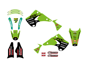 Graphic Kit Team Kawasaki 2021 Green, Black, 1, nordicamoto.ro