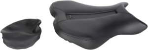Gel-channel Track Carbon Fiber Sport Seat Black