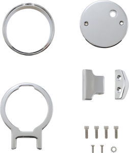Gauge Mount For Performance Risers Chrome