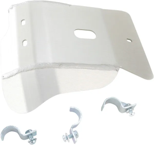 MOOSE RACING Aluminum Skid Plate Silver 