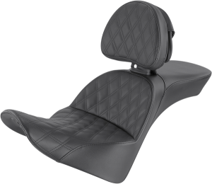 Explorer Lattice Stitch Seat Black, 1, nordicamoto.ro