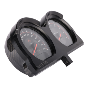 Gauge Relocation Kit Black, Anodized, 3, nordicamoto.ro