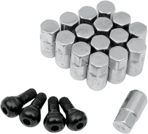 Atv-utv Wheel Lugnut Silver 
