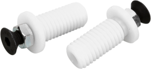 Nylon Handguard/handlebar End Mount Black, White 