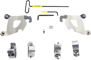 Cafe Fairing Trigger-lock Hardware Kit Polished, 1, nordicamoto.ro