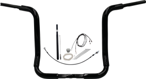 1-1/2(r) Ez Install Rounded Top Handlebar Kit Black, 2, nordicamoto.ro