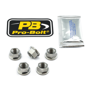 Sprocket Nuts Silver, 1, nordicamoto.ro