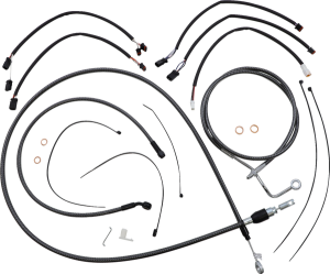 Karbonfibr Designer Handlebar Installation Kit Silver, 1, nordicamoto.ro
