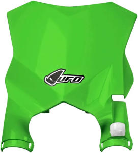 Stadium Number Plate With Fork Guards Green